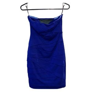 Strapless Blue dress